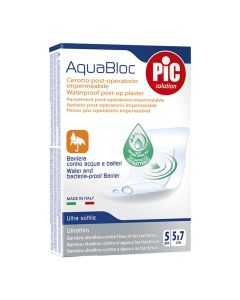 Plaster, 5x7 cm, AquaBloc Pic Solution, 5 pieces