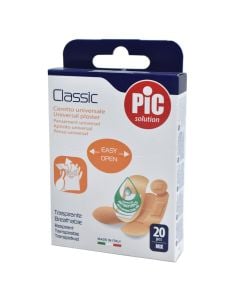 Classic, classic plaster that allows ventilation. 20 pieces.