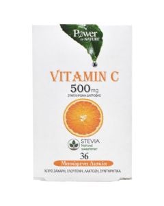 Nutritional supplement with vitamin C 500 mg, 36 sachets
