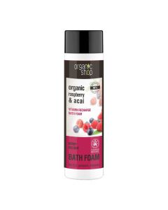 Organic Raspberry And Acai, Vitamin Recharge Bathfoam.