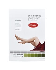Medical compression stockings above the knee, for the treatment of varicose veins, El, model 434, 140 Denier, 64, size 5/XL