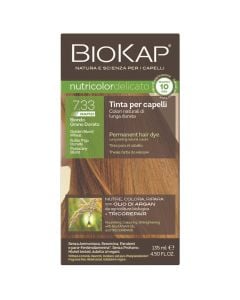 Hair dye, 7.33 Wheat Blonde, Nutricolor Color Delicate Rapid, BioKap