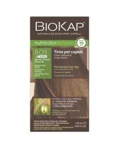 Hair dye, 8.03 Natural Light Blonde, Nutricolor Color Delicate Rapid, BioKap