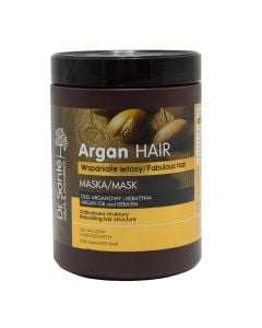 Creamy hair mask with argan oil, Dr. Santé, 1 l