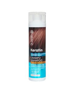 Shampoo for hair, with keratin, arginine and collagen, Dr. Santé