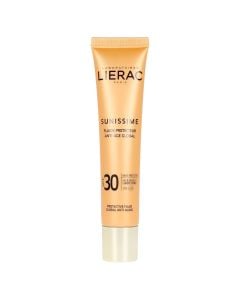 Sun protection fluid, with moisturizing, anti-wrinkle and anti-brown-spots effect, Lierac Sunissime SPF 30