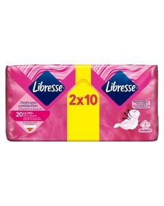 Hygienic wipes, Libresse, Freshness & Protection Ultra+, 20 pieces