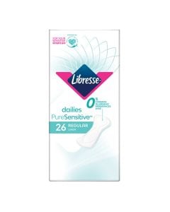 Hygienic napkins, Libresse, Dailes Pure Sensitive Regular, 26 pieces