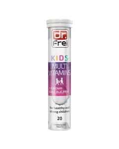 DR.FREI KIDS MULTIVITAMINS+CALCIUM X 20EFF